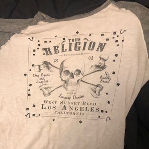 true religion men’s long sleeve tee XL